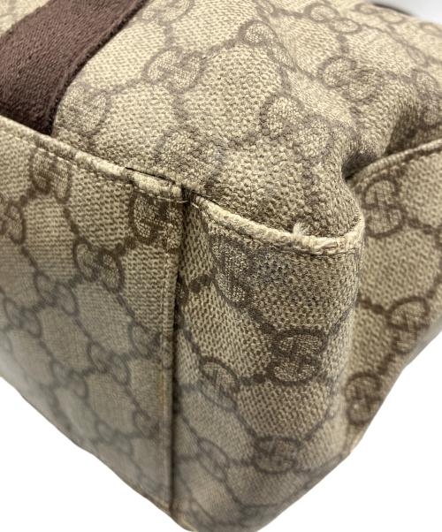GUCCI（グッチ）GUCCI (グッチ) GGプラストートバッグ ブラウンの古着・服飾アイテム