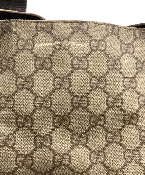 GUCCI（グッチ）GUCCI (グッチ) GGプラストートバッグ ブラウンの古着・服飾アイテム