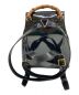 GUCCI (グッチ) エナメルミニリュック バンブー ブラック：8000円