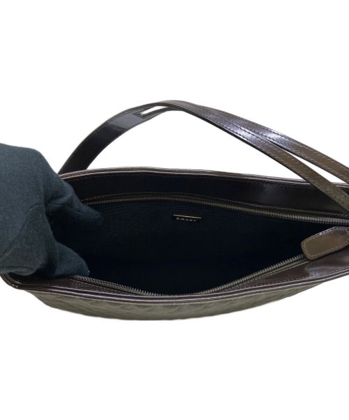 BALLY（バリー）BALLY (バリー) キルティングショルダーバッグ ブラウンの古着・服飾アイテム