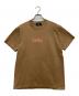 SAPEur（サプール）の古着「REDPaisleyHead S/S Tshirt(レッドペイズリーヘッドショートスリーブTシャツ）」｜ブラウン