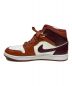 中古・古着 NIKE (ナイキ) WMNS AIR JORDAN 1 MID ブラウン×ホワイト サイズ:US9.5：7000円