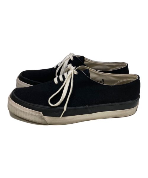 KAPTAIN SUNSHINE（キャプテンサンシャイン）KAPTAIN SUNSHINE (キャプテンサンシャイン) BEAMS PLUS (ビームスプラス) WOOL DECK ブラック サイズ:26.5cmの古着・服飾アイテム