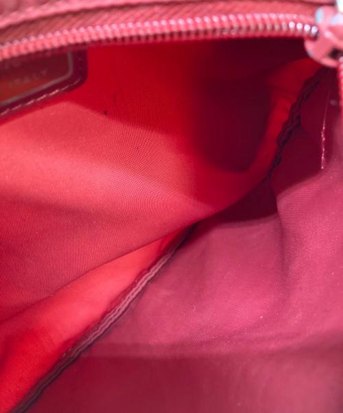 PRADA（プラダ）PRADA (プラダ) ナイロンミニショルダーバッグ レッドの古着・服飾アイテム