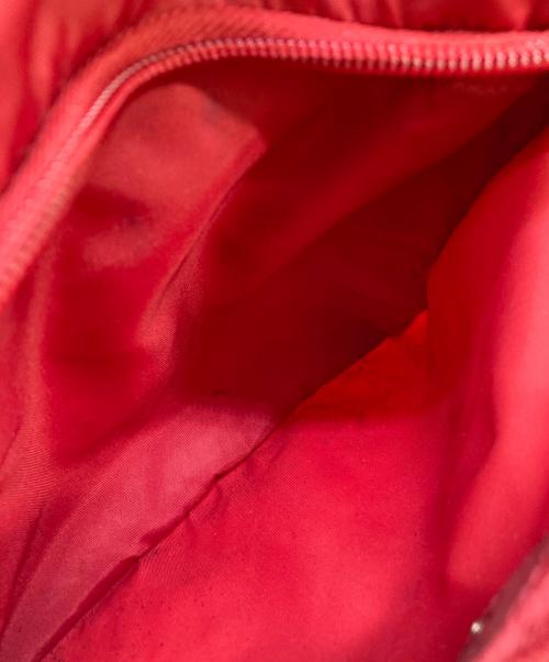 PRADA（プラダ）PRADA (プラダ) ナイロンミニショルダーバッグ レッドの古着・服飾アイテム