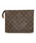 LOUIS VUITTON (ルイ ヴィトン) モノグラム ポシェットトワレット26 ブラウン：30000円