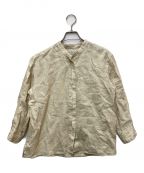 MARGARET HOWELLマーガレットハウエル）の古着「リネンシャツ」｜ベージュ