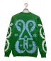 WALTER VAN BEIRENDONCK (ウォルターヴァンベイレンドンク) Snake&Lions-knit グリーン サイズ:S：18000円