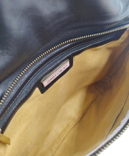 JIMMY CHOO（ジミーチュウ）JIMMY CHOO (ジミーチュウ) BIKER LEOPARD PONY HAIR BRIX CONVERTIBLE CLUTCH ベージュ×ブラウンの古着・服飾アイテム