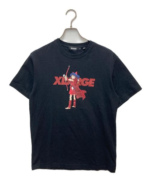 X-LARGE（エクストララージ）X-LARGE (エクストララージ) 犬夜叉 (イヌヤシャ) Tシャツ ブラック サイズ:Mの古着・服飾アイテム