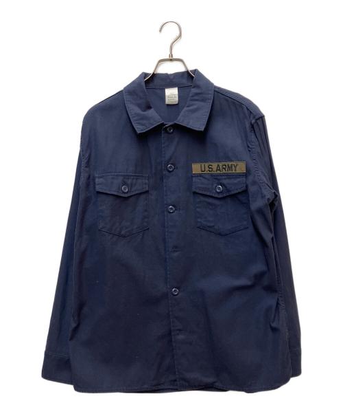 HOUSTON（ヒューストン）HOUSTON (ヒューストン) ミリタリージャケット ネイビー サイズ:16の古着・服飾アイテム