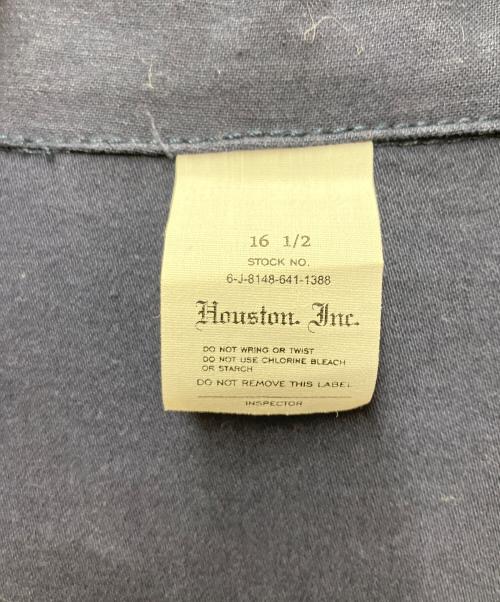 HOUSTON（ヒューストン）HOUSTON (ヒューストン) ミリタリージャケット ネイビー サイズ:16の古着・服飾アイテム