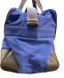 PRADA (プラダ) ボストンバッグ ブルー×ブラウン：21000円