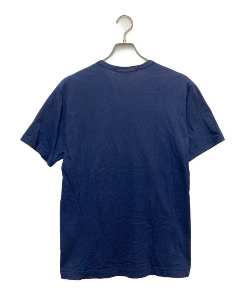 COMME des GARCONS SHIRT（コムデギャルソンシャツ）COMME des GARCONS SHIRT (コムデギャルソンシャツ) 半袖カットソー グレー×ネイビー サイズ:Lの古着・服飾アイテム