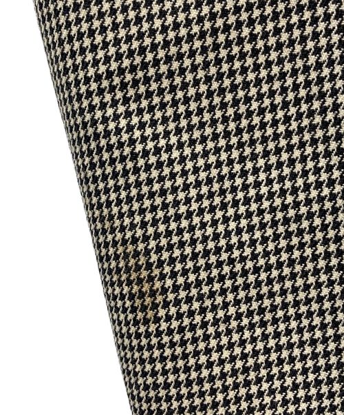 COMME des GARCONS HOMME（コムデギャルソン オム）COMME des GARCONS HOMME (コムデギャルソン オム) 2タックウールスラックス ホワイト×ブラック サイズ:Sの古着・服飾アイテム