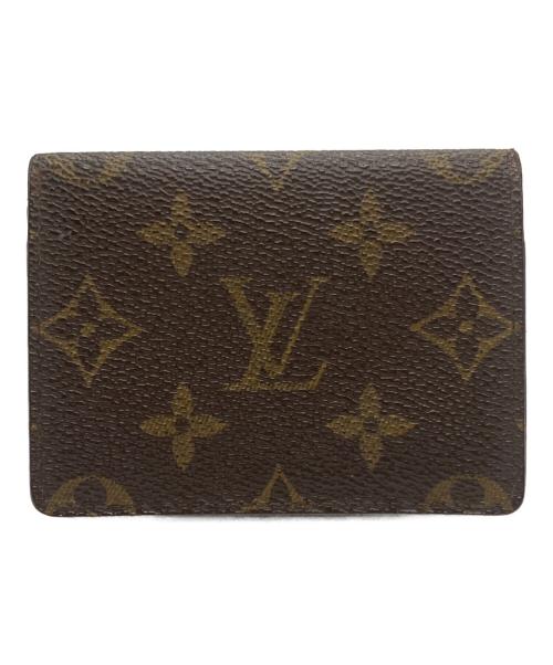 LOUIS VUITTON（ルイ ヴィトン）LOUIS VUITTON (ルイ ヴィトン) アンヴェロップ・カルト・ドゥ・ヴィジット ブラウンの古着・服飾アイテム
