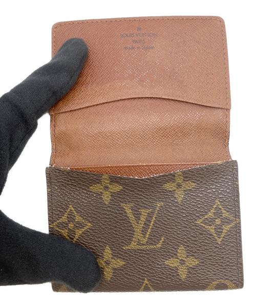 LOUIS VUITTON（ルイ ヴィトン）LOUIS VUITTON (ルイ ヴィトン) アンヴェロップ・カルト・ドゥ・ヴィジット ブラウンの古着・服飾アイテム