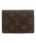 LOUIS VUITTON（ルイ ヴィトン）の古着「アンヴェロップ・カルト・ドゥ・ヴィジット」｜ブラウン