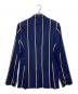 Rugby Ralph Lauren (ラグビーラルフローレン) ストライプウールテーラードジャケット ネイビー×イエロー サイズ:XS：7000円
