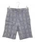 LOUIS VUITTON（ルイ ヴィトン）の古着「チェックハーフパンツ」｜グレー×ブルー