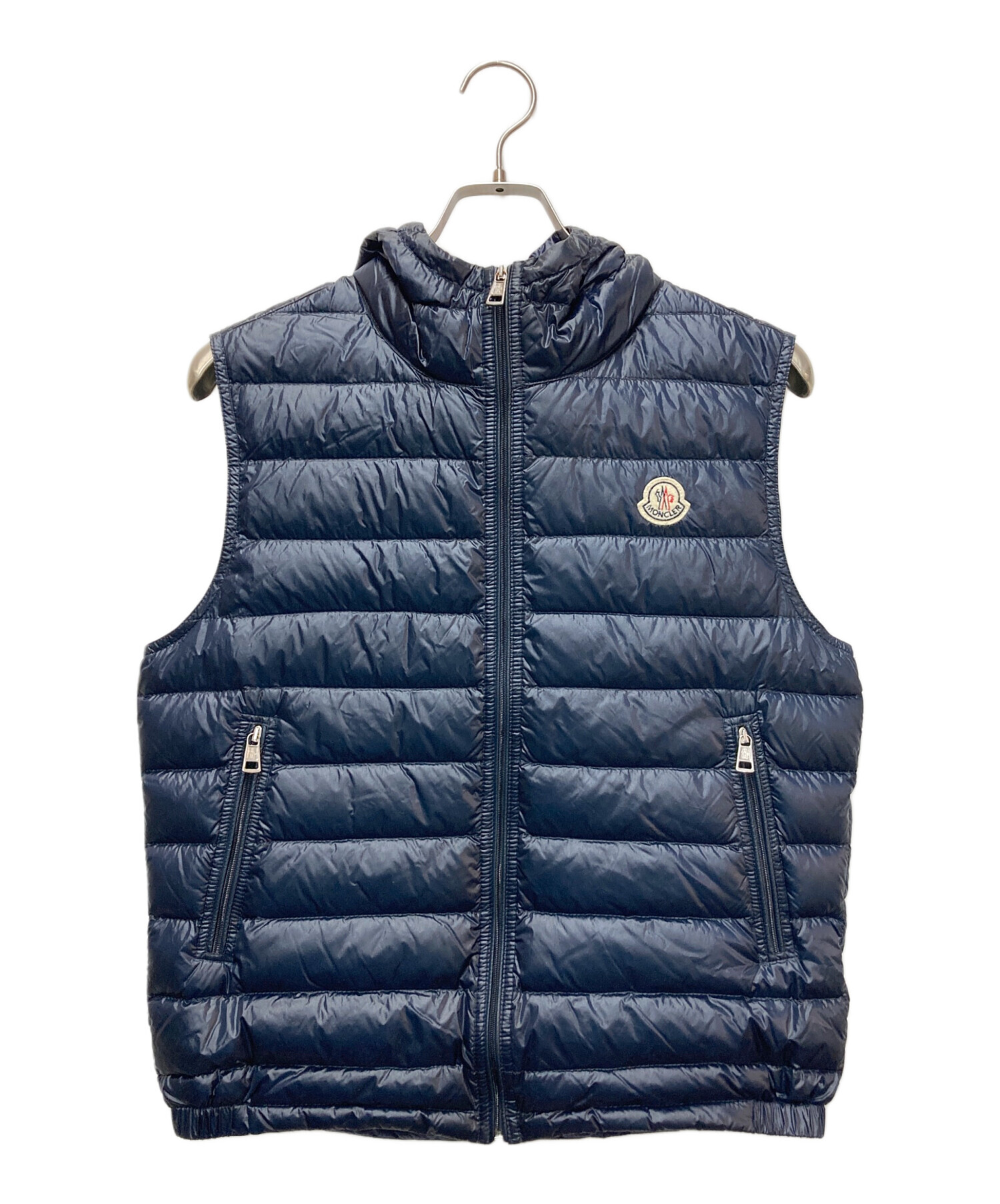 MONCLER】レザーボアダウンベストAVORD GILET サイズ0 MONCLER