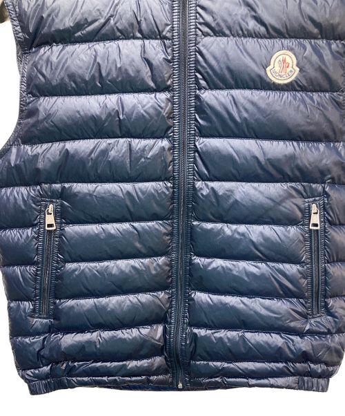 MONCLER（モンクレール）MONCLER (モンクレール) ダウンベスト PATRICK GILET ネイビー サイズ:1の古着・服飾アイテム