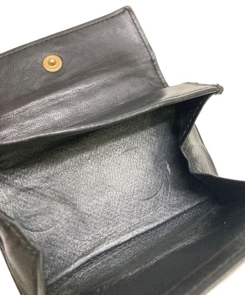 BOTTEGA VENETA（ボッテガベネタ）BOTTEGA VENETA (ボッテガベネタ) イントレチャートコインケース ブラックの古着・服飾アイテム