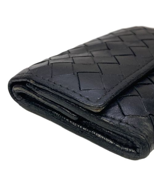 BOTTEGA VENETA（ボッテガベネタ）BOTTEGA VENETA (ボッテガベネタ) イントレチャートコインケース ブラックの古着・服飾アイテム