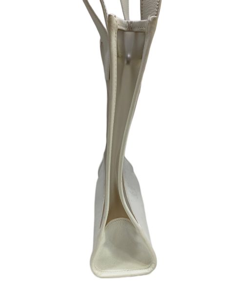 LOEWE（ロエベ）LOEWE (ロエベ) ビニール切替トートバッグ ホワイト×クリアの古着・服飾アイテム