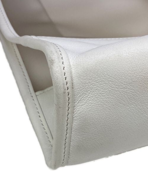 LOEWE（ロエベ）LOEWE (ロエベ) ビニール切替トートバッグ ホワイト×クリアの古着・服飾アイテム