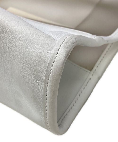 LOEWE（ロエベ）LOEWE (ロエベ) ビニール切替トートバッグ ホワイト×クリアの古着・服飾アイテム