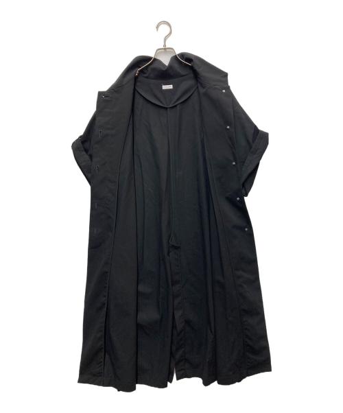 COLUMN（コラム）COLUMN (コラム) ハーフスリーブスタンドカラーコート ブラック サイズ:36の古着・服飾アイテム