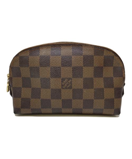 LOUIS VUITTON（ルイ ヴィトン）LOUIS VUITTON (ルイ ヴィトン) ダミエ ポシェット・コスメティック エベヌ サイズ:-の古着・服飾アイテム