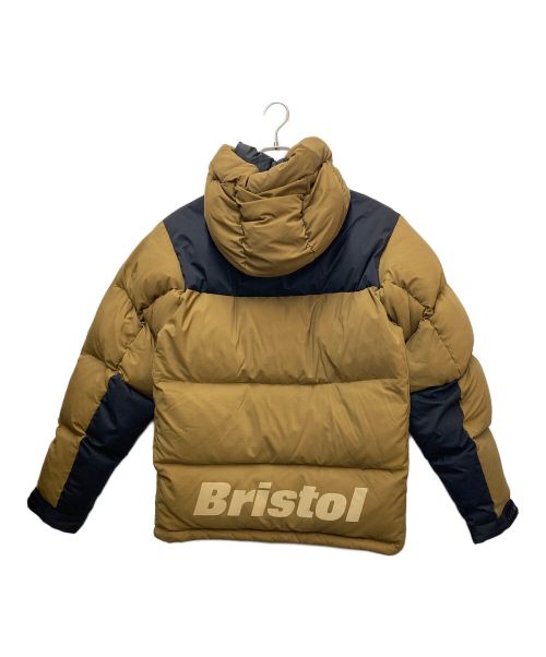 F.C.R.B.（エフシーレアルブリストル）F.C.R.B. (エフシーアールビー) TOUR DOWN PARKA ブラウン×ブラック サイズ:Lの古着・服飾アイテム