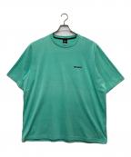 F.C.R.B.エフシーレアルブリストル）の古着「RELAX FIT SMALL AUTHENTIC LOGO TEE」｜グリーン
