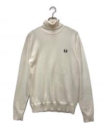 FRED PERRY（フレッドペリー）の古着「Roll Neck Jumper」｜アイボリー
