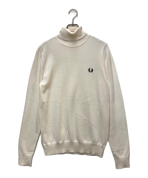 FRED PERRY（フレッドペリー）FRED PERRY (フレッドペリー) Roll Neck Jumper アイボリー サイズ:Sの古着・服飾アイテム