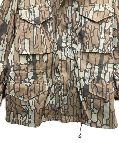 ALPHA（アルファ）ALPHA (アルファ) COLD WEATHER FIELD COAT グレー×ブラウン サイズ:Mの古着・服飾アイテム