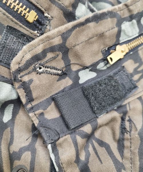 ALPHA（アルファ）ALPHA (アルファ) COLD WEATHER FIELD COAT グレー×ブラウン サイズ:Mの古着・服飾アイテム