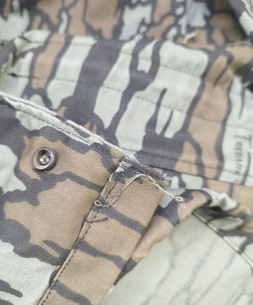 ALPHA（アルファ）ALPHA (アルファ) COLD WEATHER FIELD COAT グレー×ブラウン サイズ:Mの古着・服飾アイテム