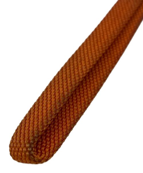 HERMES（エルメス）HERMES (エルメス) セリエストラップ オレンジ×シルバーの古着・服飾アイテム