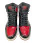 中古・古着 NIKE (ナイキ) Air Jordan 1 High OG レッド×ブラック サイズ:US8.5：10000円
