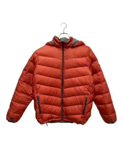 Eddie Bauer（エディーバウアー）Eddie Bauer (エディーバウアー) リバーシブルダウンジャケット オレンジ×グレー サイズ:Mの古着・服飾アイテム