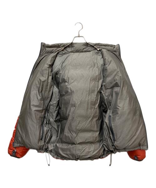 Eddie Bauer（エディーバウアー）Eddie Bauer (エディーバウアー) リバーシブルダウンジャケット オレンジ×グレー サイズ:Mの古着・服飾アイテム