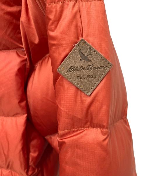 Eddie Bauer（エディーバウアー）Eddie Bauer (エディーバウアー) リバーシブルダウンジャケット オレンジ×グレー サイズ:Mの古着・服飾アイテム