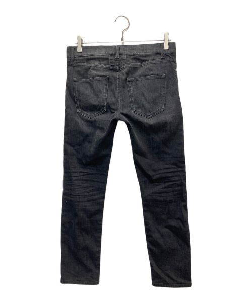 Saint Laurent Paris（サンローランパリ）Saint Laurent Paris (サンローランパリ) ヴィンテージ加工デニムパンツ ブラック サイズ:27 170/72Aの古着・服飾アイテム