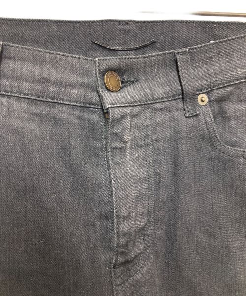 Saint Laurent Paris（サンローランパリ）Saint Laurent Paris (サンローランパリ) ヴィンテージ加工デニムパンツ ブラック サイズ:27 170/72Aの古着・服飾アイテム