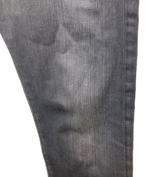 Saint Laurent Paris（サンローランパリ）Saint Laurent Paris (サンローランパリ) ヴィンテージ加工デニムパンツ ブラック サイズ:27 170/72Aの古着・服飾アイテム