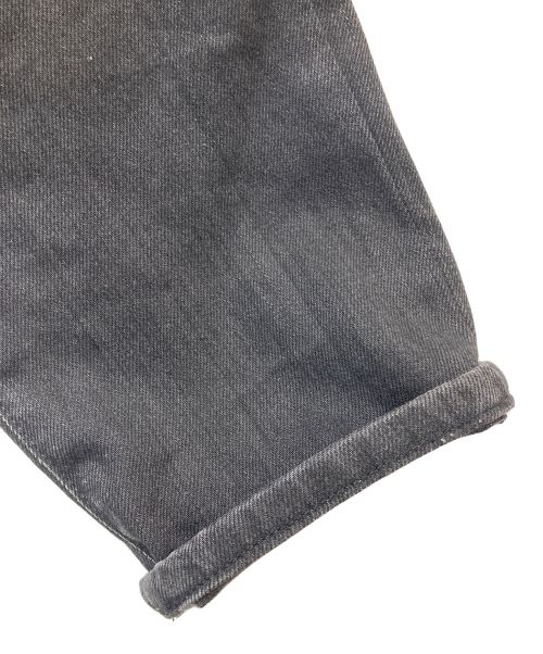 Saint Laurent Paris（サンローランパリ）Saint Laurent Paris (サンローランパリ) ヴィンテージ加工デニムパンツ ブラック サイズ:27 170/72Aの古着・服飾アイテム