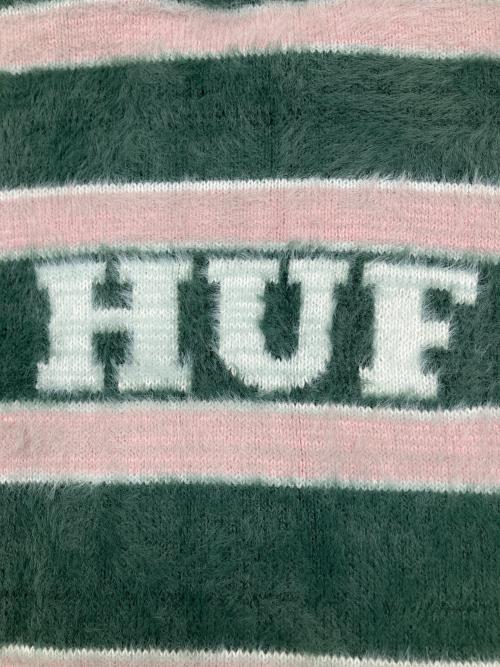 PLAY BOY（プレイボーイ）PLAY BOY (プレイボーイ) HUF (ハフ) シャギーニット グリーン サイズ:Ｍの古着・服飾アイテム